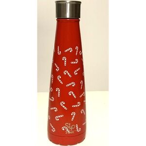 Swell Sip Bottle 15oz Candy Cane Water Bottle‎ Red Stainless Steel